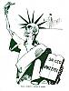 1927 6 aout L-Humanite Dessin de G. de Champs Leur liberte defiant le monde Sacco et Vanzetti.jpg